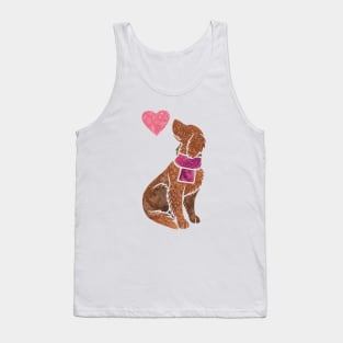 German Longhaired Pointer watercolour Tank Top